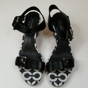 Coach Signature Logo Sandals